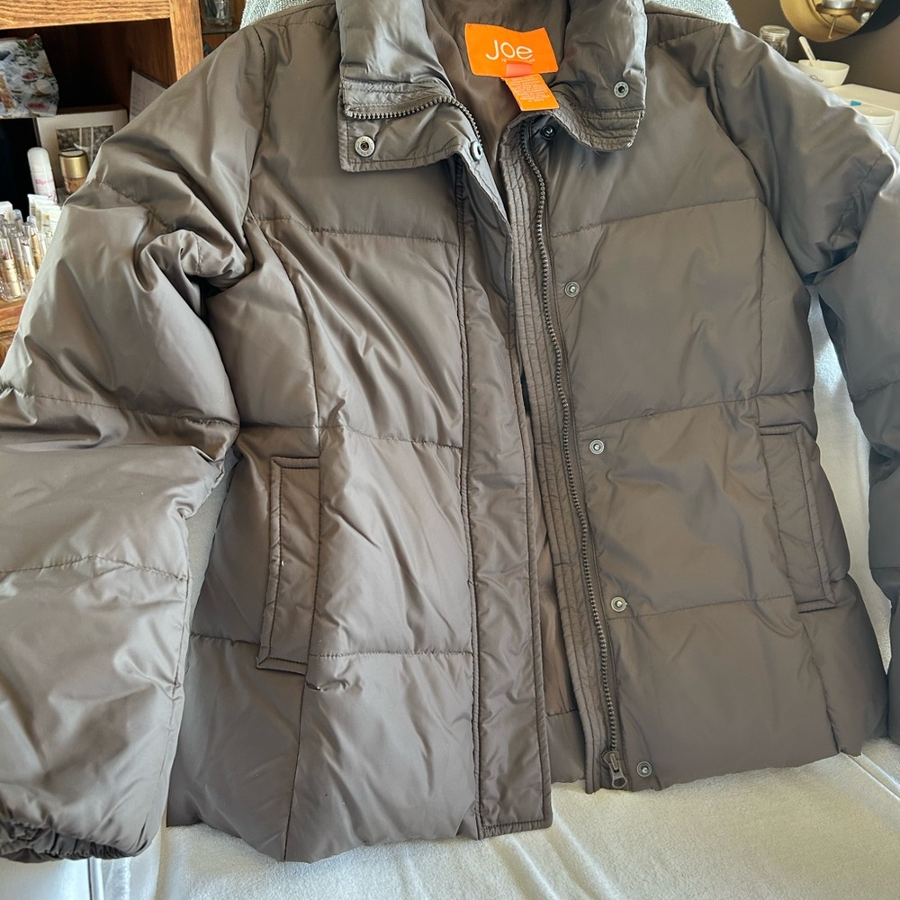 Joe Fresh Brown Puffer Jacket